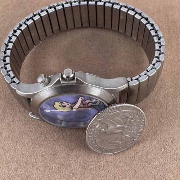 Vintage Roxy Watch By Quicksilver Surfer Girl arms are Hour and Minute Hands - Picture 8 of 10